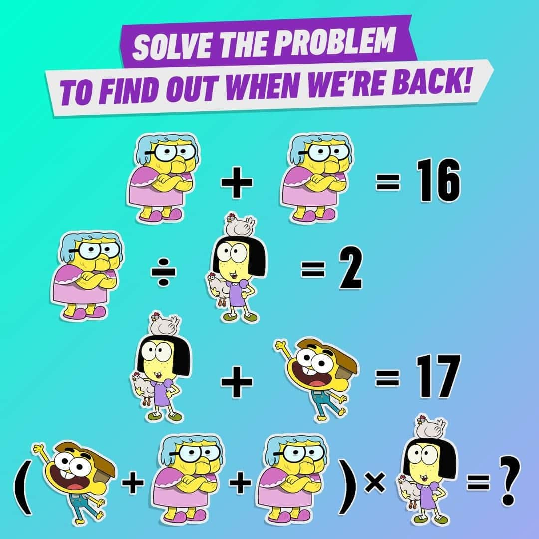 Disney Channelさんのインスタグラム写真 - (Disney ChannelInstagram)「Calling all mathletes, we have a challenge for you! Can you figure out the date #BigCityGreens returns? 🤔 #WatchOnDisneyChannel」1月11日 2時00分 - disneychannel