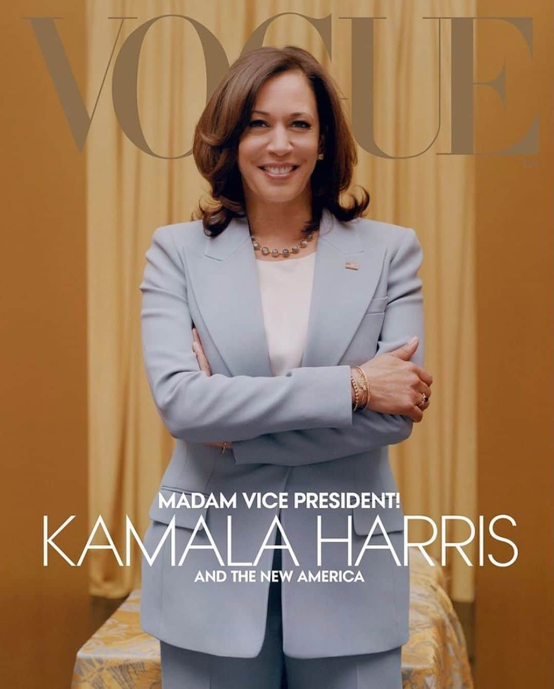 ケイティ・キャシディさんのインスタグラム写真 - (ケイティ・キャシディInstagram)「Love a Vogue cover featuring our first Madam Vice President! @kamalaharris I cannot wait to see you shine in office 👏🏼💙 #10Days #CountingDownToInaugurationDay」1月11日 5時06分 - katiecassidy