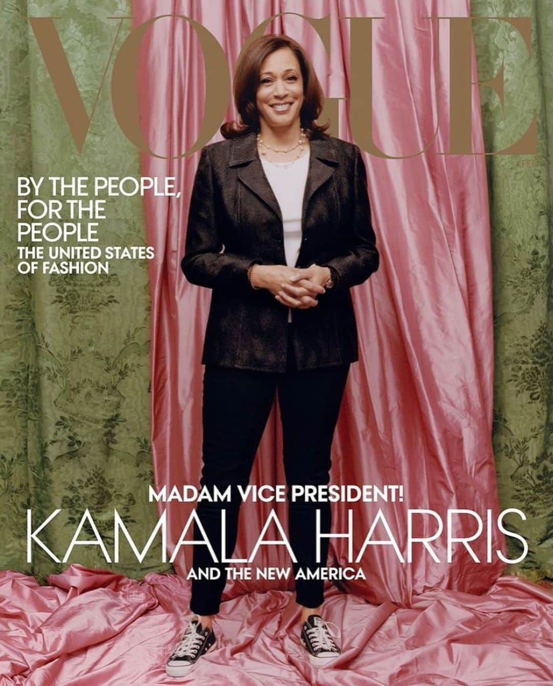 ケイティ・キャシディさんのインスタグラム写真 - (ケイティ・キャシディInstagram)「Love a Vogue cover featuring our first Madam Vice President! @kamalaharris I cannot wait to see you shine in office 👏🏼💙 #10Days #CountingDownToInaugurationDay」1月11日 5時06分 - katiecassidy