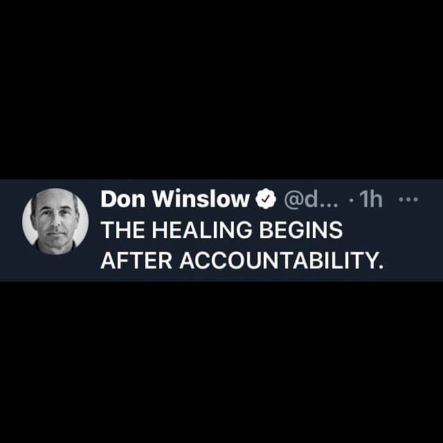 コンスタンス・マリーさんのインスタグラム写真 - (コンスタンス・マリーInstagram)「If there is no accountability, it will just enable it to happen again.  #Repost #DonWinslow  #Sunday #Accountability #Healing」1月11日 6時08分 - goconstance