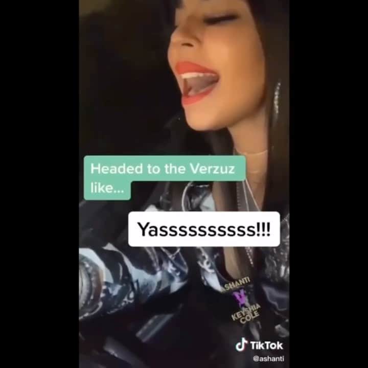 アシャンティのインスタグラム：「Hey y’all!! Unfortunately the pandemic strikes again 😩 Of course we were all ready for the @verzuztv but due to the recent spike in Coronavirus cases along with everything else going on in our Country 🤦🏽‍♀️ @applemusic wanted to ensure the health and safety of staff, production @keyshiacole & myself first.  Having already experienced COVID-19 I completely understand. I hope you at least got a laugh from this video🤣. I saw a lot of people posting the watch parties, the outfits & get togethers. I truly appreciate you! Thank you guys so much for all of the continued love and support. I’m always ready..with or without covid. Respectfully. Love y’all ❤️💕」
