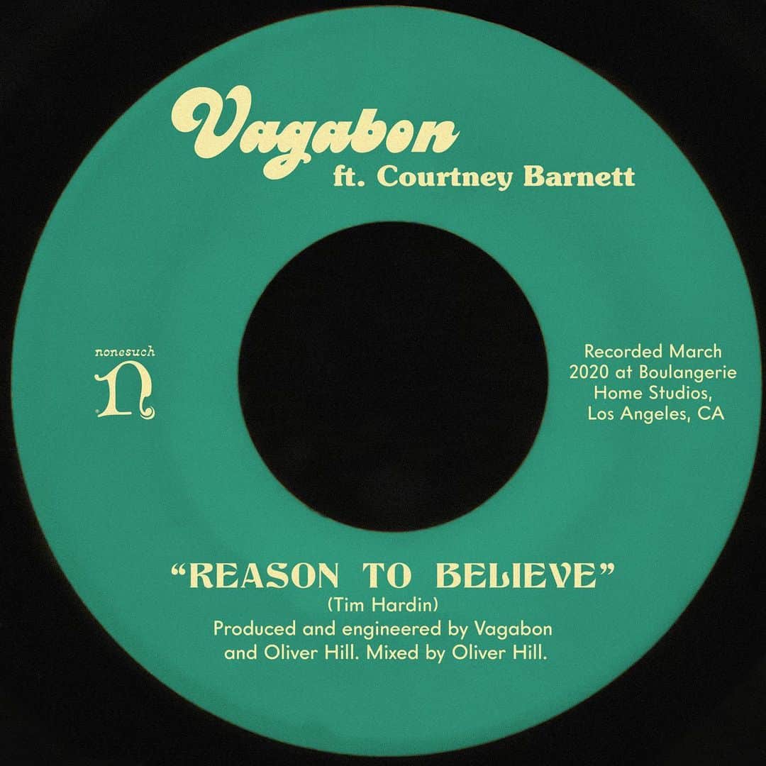 コートニー・バーネットのインスタグラム：「My friend @vagabonvagabon recorded this beautiful version of “Reason To Believe” feat. some guitar and singing from me. Written by Tim Hardin in 1965, the first version I ever heard was by Karen Dalton ❤️ check www.vagabonvagabon.com for song & tickets to @vagabonvagabon livestream jan 29」
