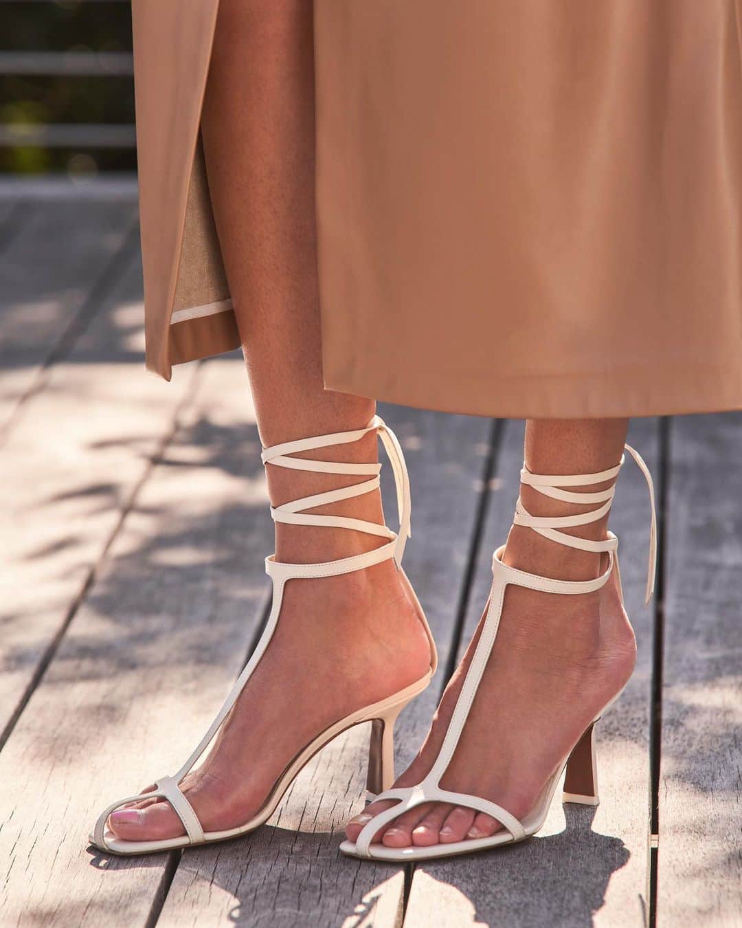 Saks Fifth Avenueのインスタグラム：「Need a lift? Set the tone for the new year in @neous's strappy sandals. #10022SHOE」