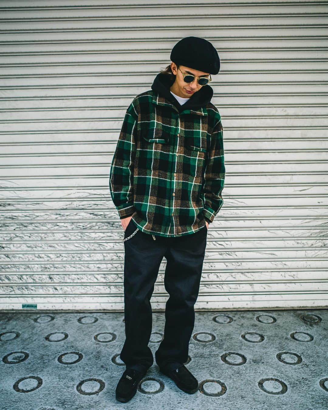 雄三 雨宮さんのインスタグラム写真 - (雄三 雨宮Instagram)「#tenderloin  のshirtでカジュアルに！  #dickies  #clarks  #clarkswallabees  #captainshelm #ayame #アメカジ #キムタク #木村拓哉」1月11日 10時13分 - amezooon