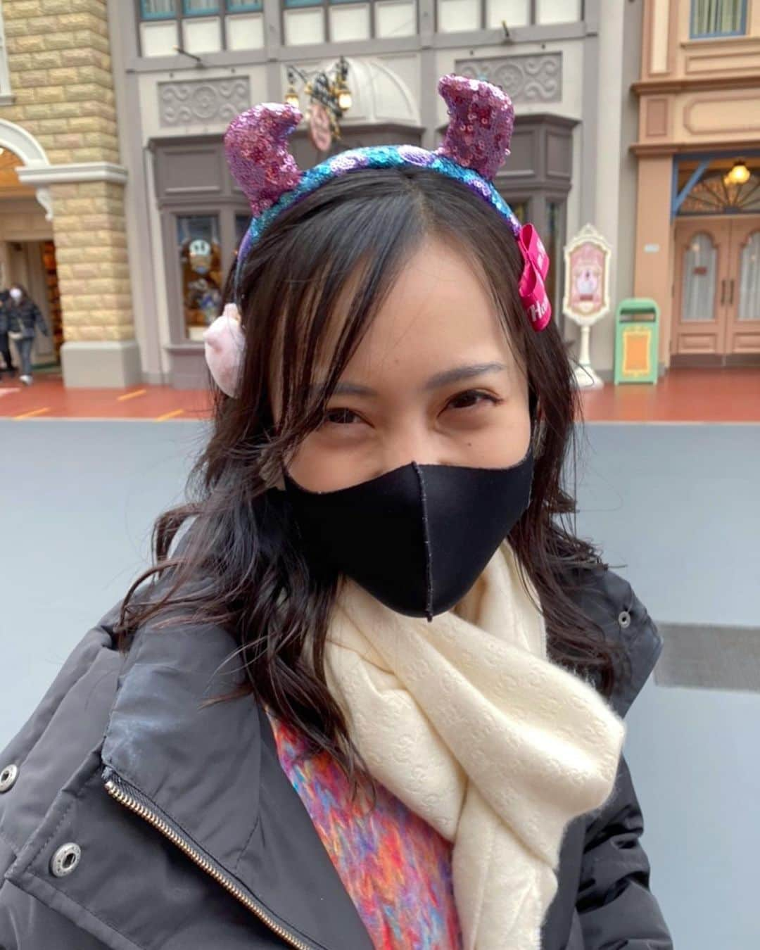 高橋まりさんのインスタグラム写真 - (高橋まりInstagram)「だいぶ前のディズニー🏰 フワちゃん意識  #disneyland #サリーの耳　#フワちゃん」1月11日 10時48分 - maributa1112