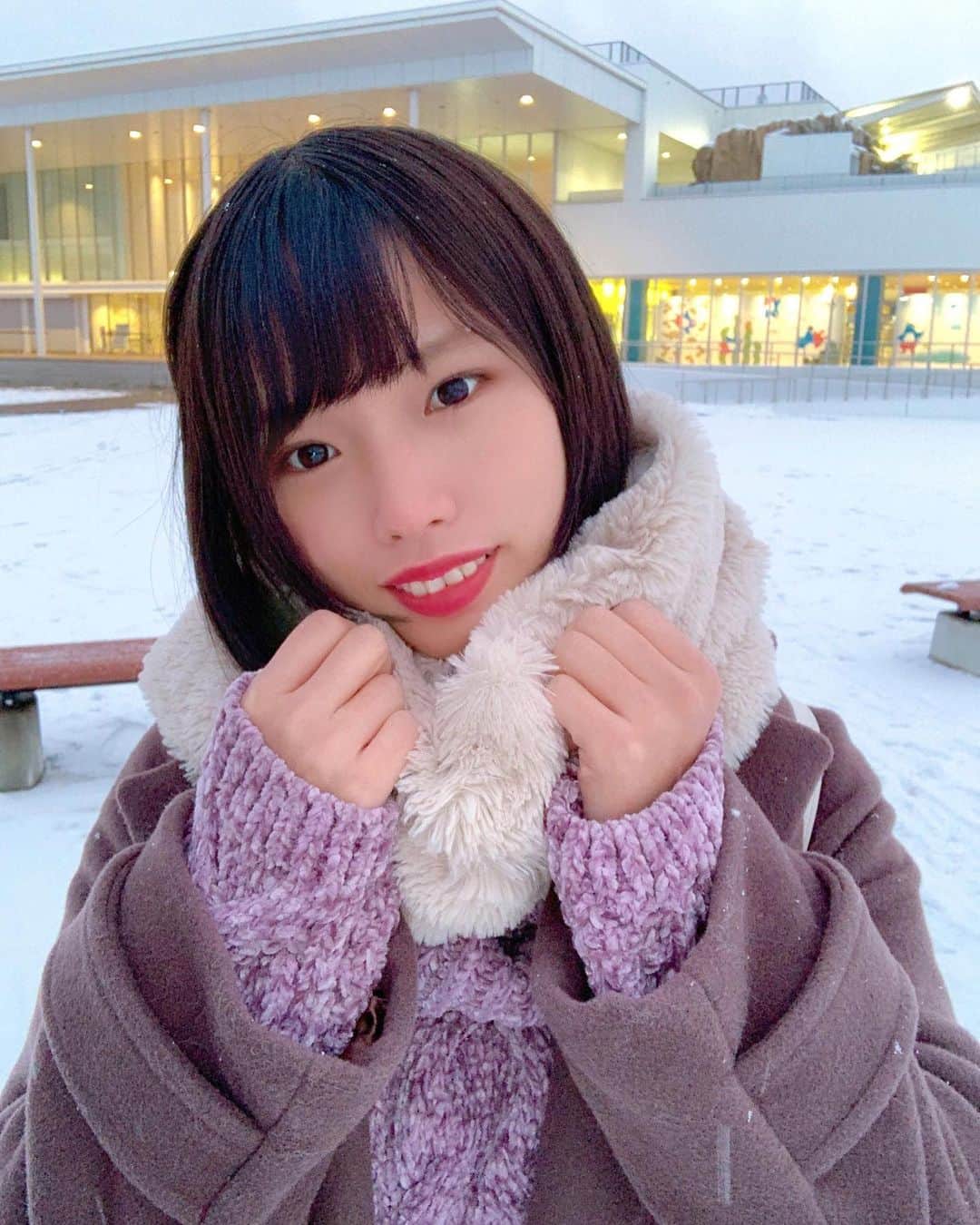 なみなみのインスタグラム：「♪ いつかの雪❄️❄️❄️」