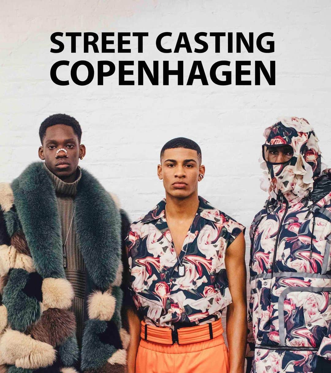 Astrid Andersenのインスタグラム：「For the first time we are Street casting in Copenhagen next week! We are super exited to be able to include our local community and We are always looking for all faces, ethnicity, age, body type and gender - we love attitude and personality and a connection to our brand and community ❤️ due to COVID-19 we will be doing individual calls on jagtvej and via FaceTime. Send us a DM with your information and we will get back to you as soon as possible!! Let’s go Copenhagen 🔥❤️」