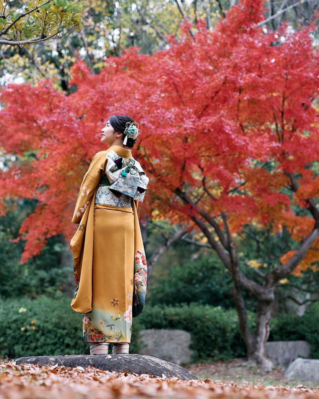 箕迫かなさんのインスタグラム写真 - (箕迫かなInstagram)「👘👘👘 . . 成人しました（早生まれでまだ19才） 成長はしたかも（他人の意見を聞きたい） こんなに大きくしてくれたお父さんお母さん周りの皆様にありがとうの日  ちっちゃい頃大きかった ジャングルジムが 小さくなった気がします （どこかで見たこの言葉ずっと使いたかった） 20才って大人だと思っていたあの頃 20才の代になった今思うと 私めちゃくちゃ餓鬼で心配だ 成人って言える自信がないから 未成人って言おうかな？ って考えてる自分がいる（？）  ひっさしぶりの同級生や 同級生のおとんおかんに会えて 少し大人になった自分と皆んなに 嬉し寂しい気持ちに☺️ もっと大人になっても 会える機会があったら良いなあ（それが同窓会）  素敵な大人になれるよーに！！ スポンジの如く 色んな事を吸収して教えてもらって日々感謝！をモットーに！頑張ります！ これからも宜しくお願い致します🌼 . . #成人式  #新成人 #ってちょっと照れる #大人の皆様 #大人の世界おじゃましまーす✌🏾 #よっしーさんに撮っていただいたお写真 #高校生の時からお世話になっている #ありがとうございます」1月11日 21時06分 - niconico213