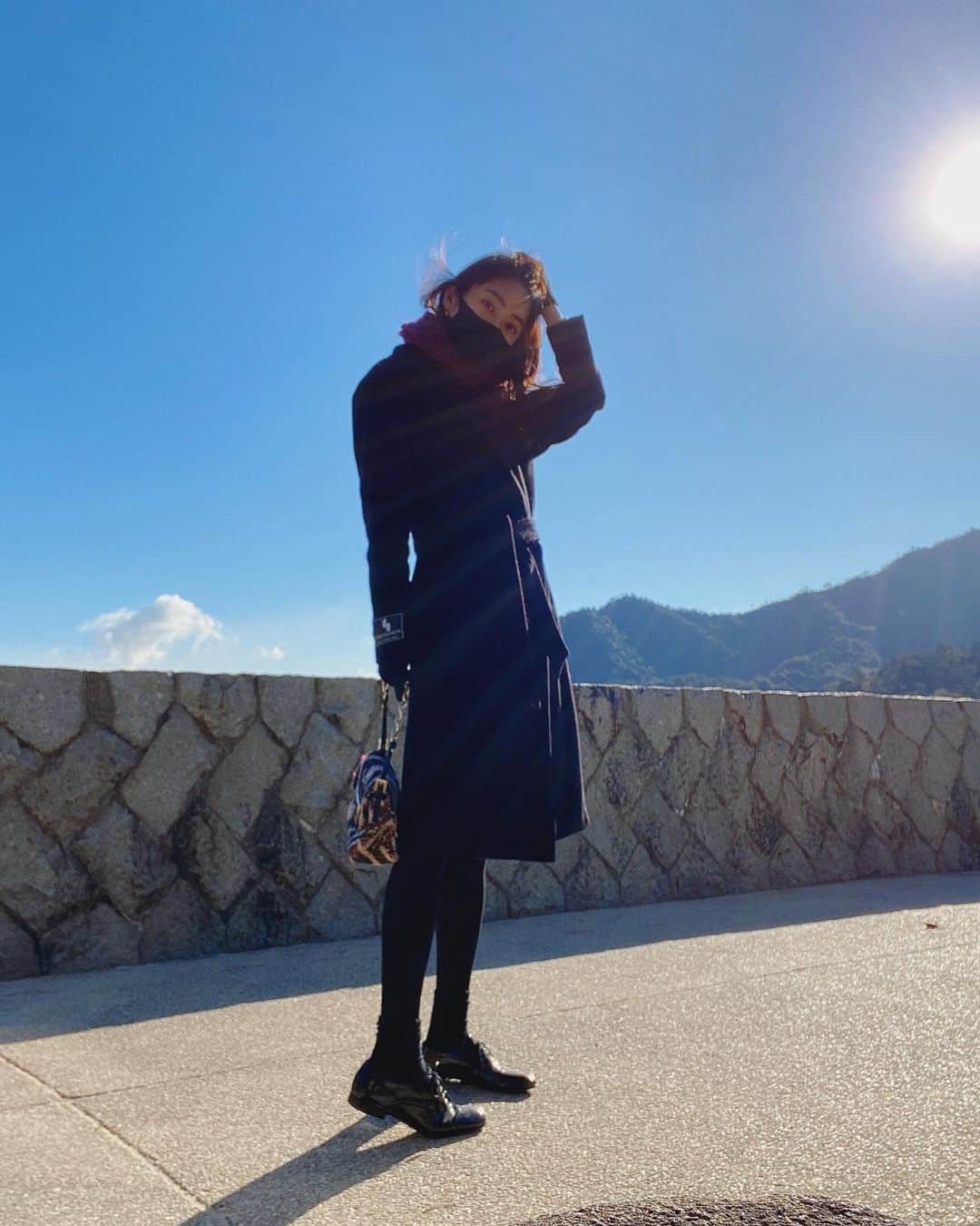 松岡李那のインスタグラム：「❤️🌞🌊✨」