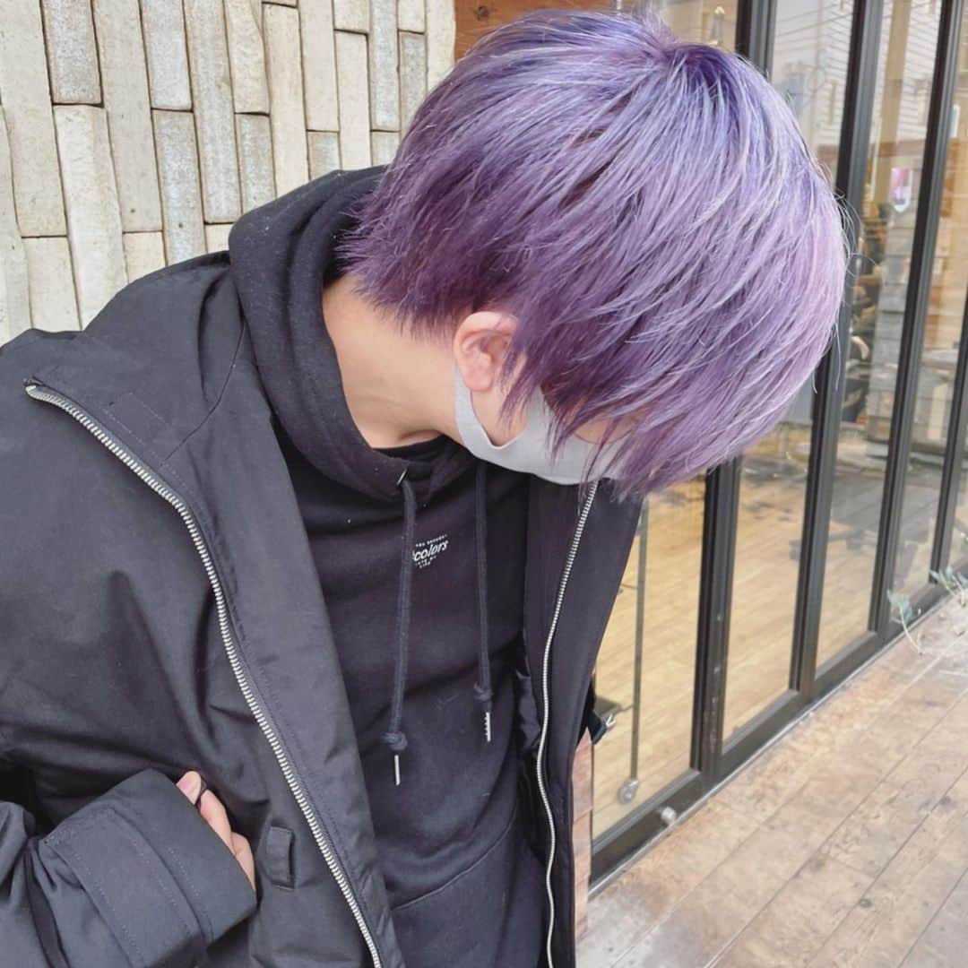 新井優さんのインスタグラム写真 - (新井優Instagram)「神の手(@logue_akiyoshi )により神カラーに。(過去投稿でごめんよ) . . . . #actor #idol #purple #yukata #instagood #instalike #followme  #instafollow #followme  #follow #instapic #hairstyle #hairmodel #punyus」1月11日 13時33分 - yuumode