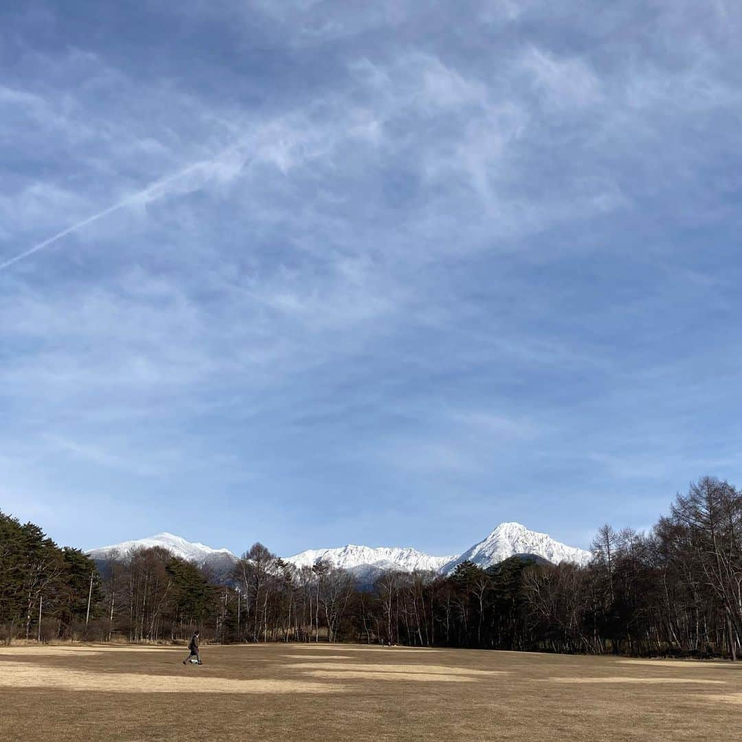 井上荒野さんのインスタグラム写真 - (井上荒野Instagram)「今日の八ヶ岳」1月11日 14時19分 - arereno