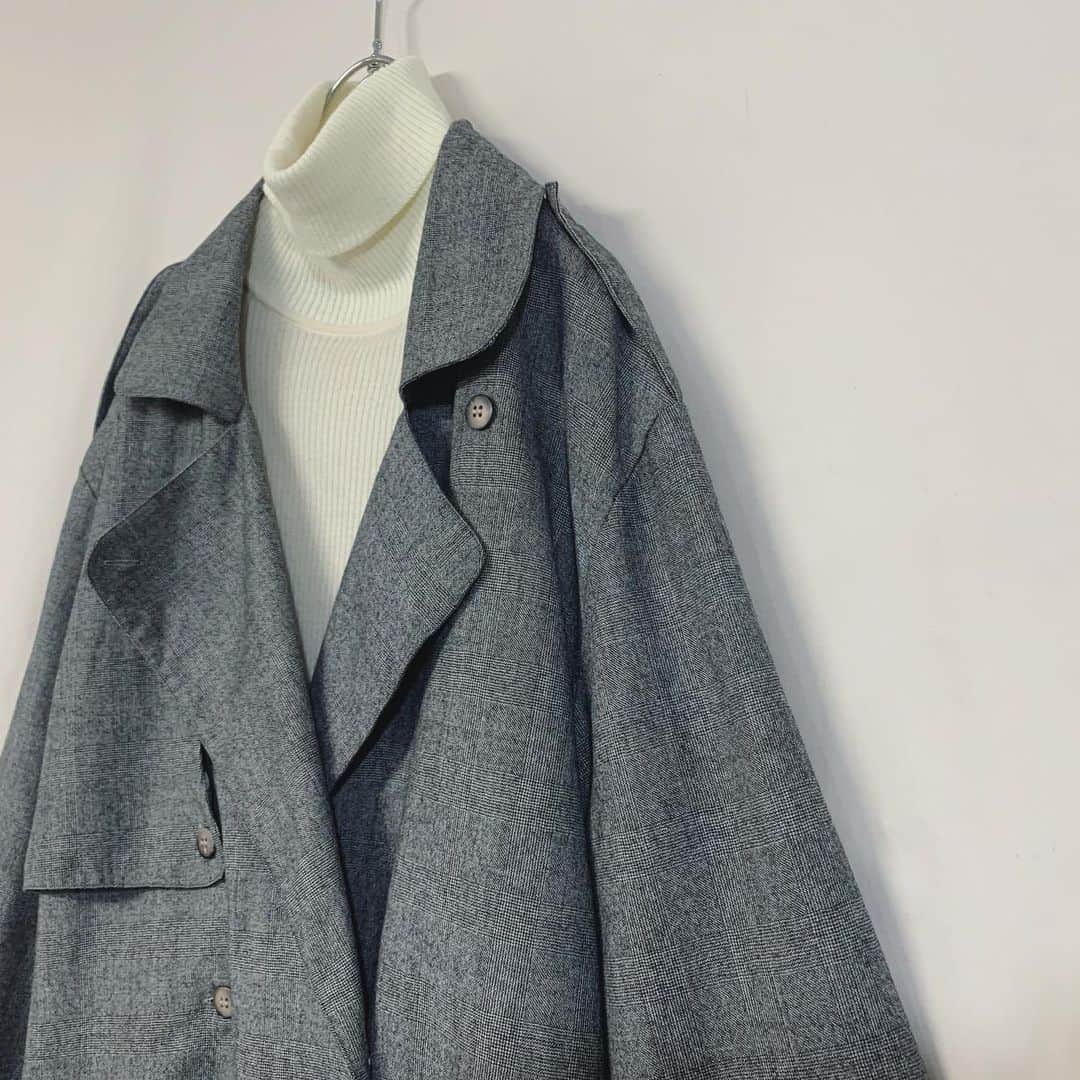 i nouさんのインスタグラム写真 - (i nouInstagram)「. SOLD.  Glen Check pattern shirt jacket #inou_vintageclothing」1月11日 15時14分 - inou_vintageclothing