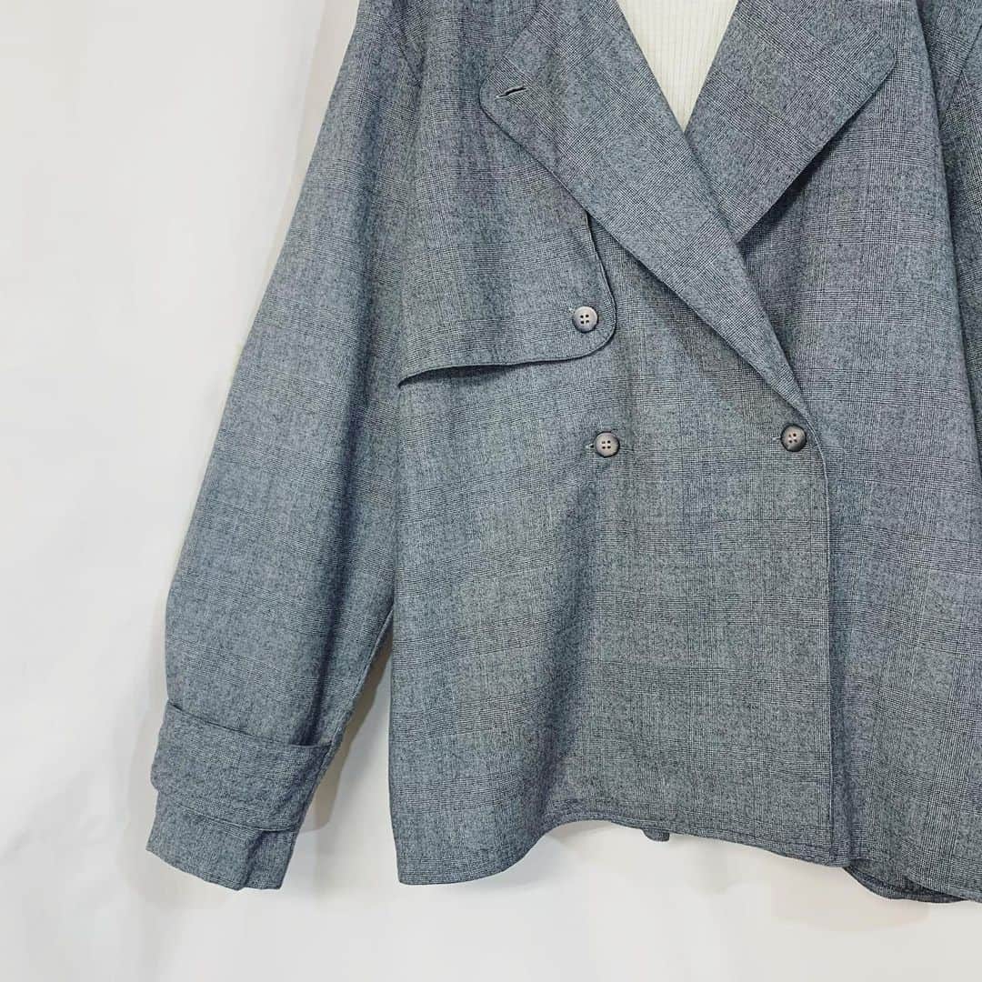 i nouさんのインスタグラム写真 - (i nouInstagram)「. SOLD.  Glen Check pattern shirt jacket #inou_vintageclothing」1月11日 15時14分 - inou_vintageclothing
