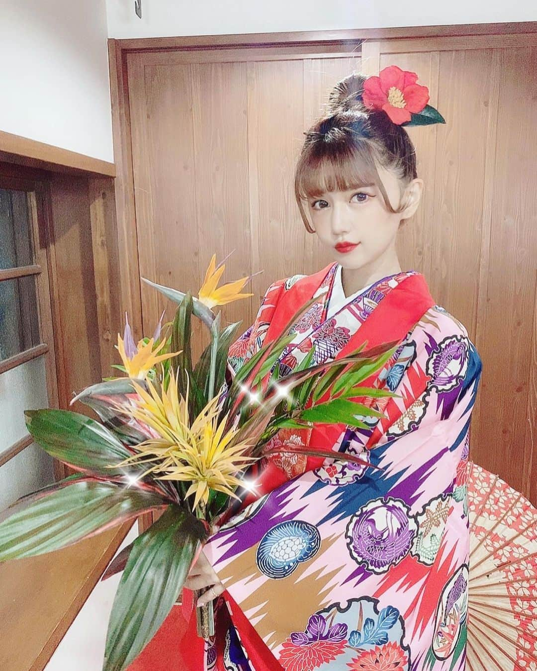 河西里音さんのインスタグラム写真 - (河西里音Instagram)「新成人の皆様ぁ✨ おめでとうございます㊗💓💞 ♡ 大人の階段のぼるぅ～♪ 君はまだシンデレラさ👠💕✨✨✨ ♡ 自分の信じた道を 突き進むのだぁぁあああ‎(◍˃ ᵕ ˂◍)‼️ 負けない気持ちが大事だょ✨ #成人式 #大人の階段のーぼるー  #着物 #沖縄着物 #負けない気持ち #負けることは全然良いの #気持ちが大事ってこと♡♡」1月11日 15時52分 - rion_kasai