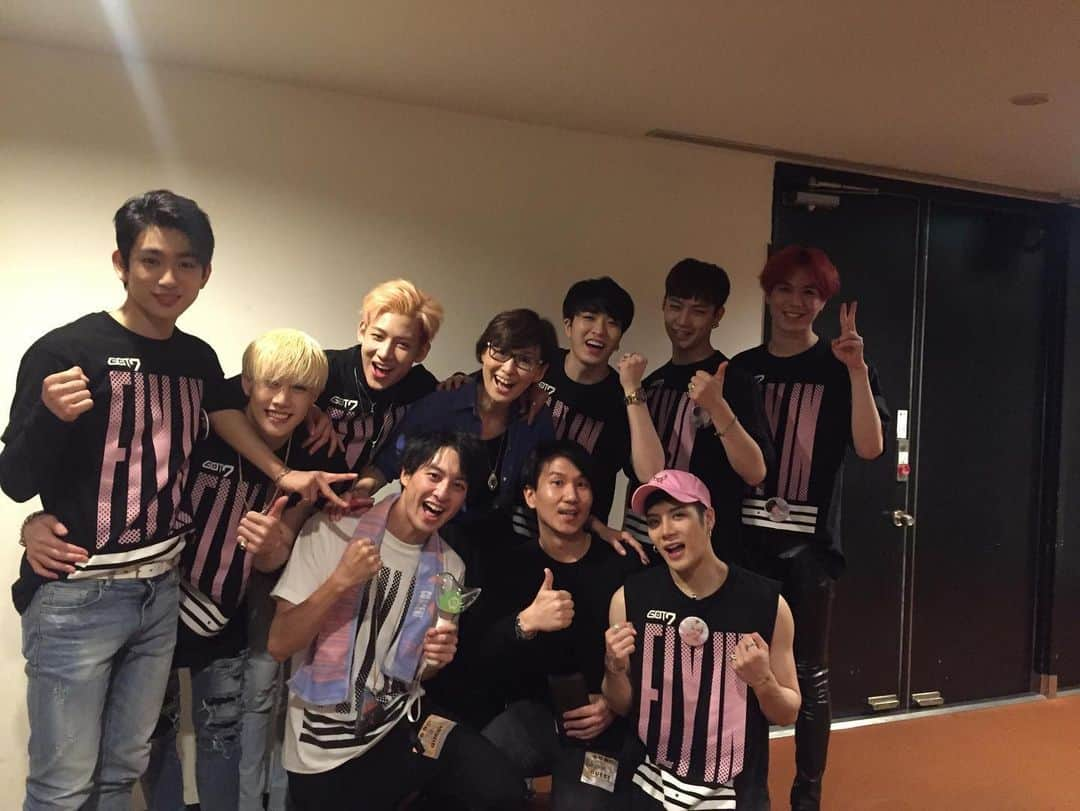 渡部秀のインスタグラム：「いつまでもアガセだよ。 またいつか共演しようね。  #got7forever」