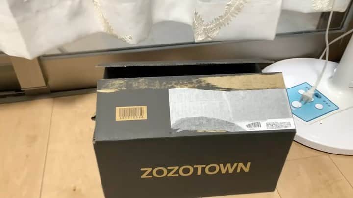 池田真一のインスタグラム：「ZOZOTOWNから可愛いの届いた！  #八べぇ #箱大好き」