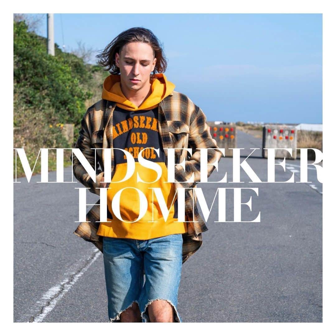 のインスタグラム：「MINDSEEKER HOMME SS21 RESORT COLLECTION 今回もディレクションとスタイリングを担当させて頂きました。  Photographer : @yuyatakahashi.monster  Stylist : @shogo_tachibana  Hair & Make : @narumi.co  Videographer : @yohei_ohno_  Model : @1li_ili  #mindseeker #resortcollection #2021 #styling #direction #works」
