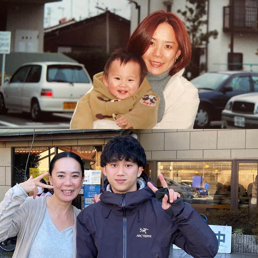 のインスタグラム：「上下 左右  20年かぁ… 成人おめでとう✨  Top and bottom Left and right  So it's 20 years... Congratulations on your coming-of-age ✨  #はたち #イケメン #さて #誰でしょ #handsomeguy  #whoisit」