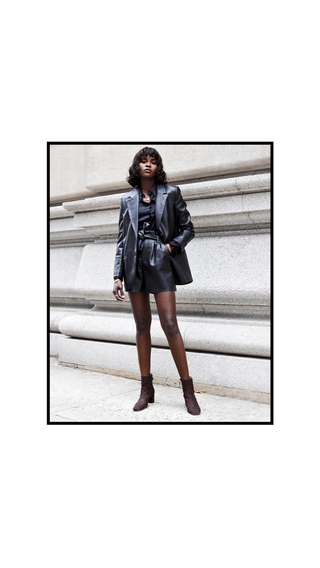 のインスタグラム：「@lefevrediary brings to life the #NIRVANA square-toe bootie in walnut brown leopard suede, part of the new #2021Edit. Each shoe in the curated selection was handpicked to inspire a fresh style approach as you take on the year ahead. #SWStyle #StuartWeitzman」