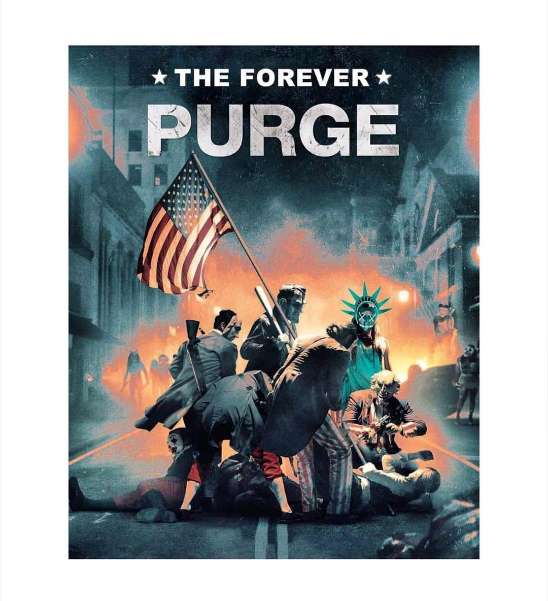 レヴェン・ランビンのインスタグラム：「July 🇺🇸🗽 @blumhouse」