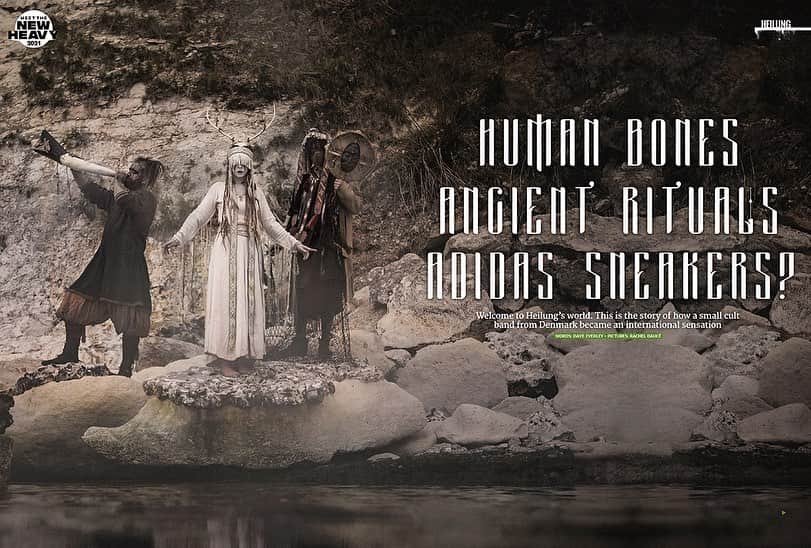 のインスタグラム：「Step inside the fascinating world of Heilung - only in the new issue of Metal Hammer, out now #Heilung #Metal #MetalHammer #HeavyMetal #Pagan #Rock」