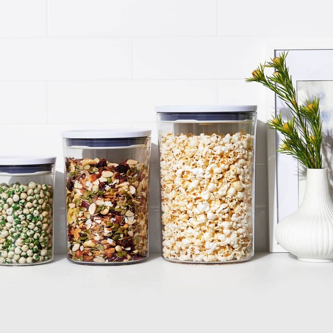 OXOさんのインスタグラム写真 - (OXOInstagram)「Square not your style? Reach for our newly designed Round POP Containers to show off all your snacks and grains. #OXOBetter」1月12日 1時07分 - oxo