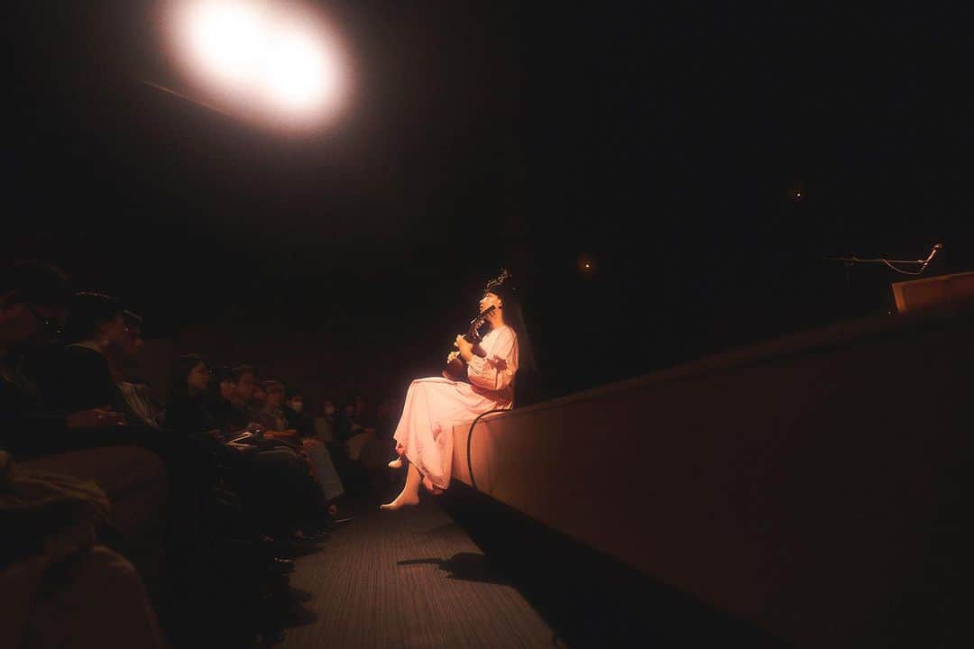 青葉市子のインスタグラム：「﻿ one year ago﻿ "gift" at Sogetsu Hall﻿ 11 January 2020﻿ ﻿」