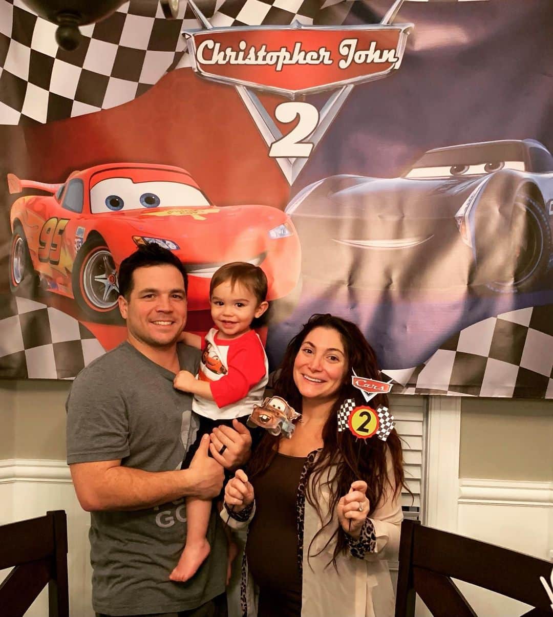 のインスタグラム：「Decided not to do a big party this year for obvious reasons so we made sure to make CJs 2nd bday super special in small and simple ways and sometimes the little things make for bigger memories ❤️ he had a great time 🥰 #family」