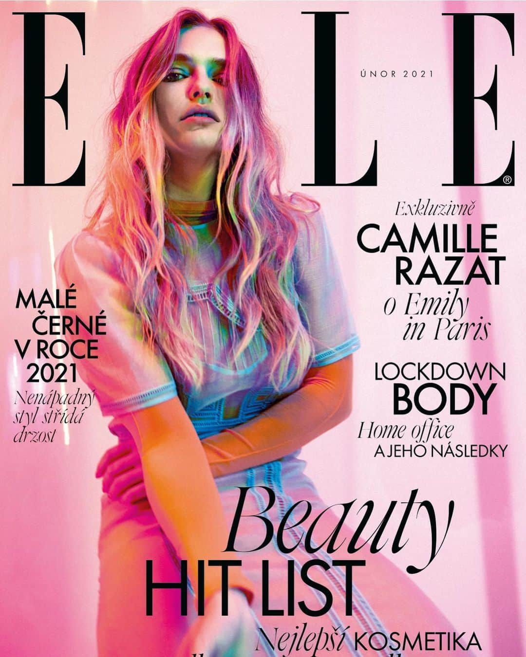 ELLE Czechさんのインスタグラム写真 - (ELLE CzechInstagram)「Je nám ctí vám představit únorové vydání ELLE, jehož #CoverStar je francouzská modelka a herečka Camille Razat. Ano, to je ta sympatická Francouzka, jejíž módní kreace byly v seriálu #EmilyInParis ze všech nejvíc cool a námi nejobdivovanější. Camille jsme zachytili v barevném #Fashion editorialu a vyzpovídali v exkluzivním rozhovoru, o kterém už teď můžeme říct, že si ho nemůžete nechat ujít. #FebruaryIssue se celé nese v duchu francouzské nové vlny — ať už v oblékání, pohledu na krásu nebo v přístupu k životu.  Necháme vás inspirovat se moderními Pařížankami, kterým koluje francouzská i česká krev v žilách, ukážeme vám nové trendy inspirované ničím jiným, než tolik příznačnou a tradiční francouzskou elegancí, ale obohacené o moderní pohled. A jaké že jsou francouzské nové módní značky, které se stávají objektem zájmu módních nadšenců po celém světě?   Únorové vydání @elleczech bude k dostání na novinových stáncích od středy 13. ledna. Čtenáři, kteří mají předplatné, mohou najít vydání ve své schránce už nyní. Objednávejte od středy skrze #LinkInBio, v odkazu můžete objednávat i předplatné @elleczech.  —— Foto: @matustoth_photographer  Šéfredaktorka: @valentinanizka  Cover star: @camillerazat  Casting director: @mirosimonic  Asistent fotografa: @simon_gut  Styling: @lenkakermes  Asistentka stylistky: @martina_jaro_oneill  Make-up: @hristinageorgievska  Vlasy: @tylmarty  Produkce: @lenkahegerova  Kreativní supervize: @mariya_patrovska   Děkujeme @the_emblem_hotel.   #CoverStar @camillerazat má na sobě šaty @fendi.   #ELLECzech #ELLE #ComingSoon #FebruaryIssue #CamilleRazat #FrenchIssue #OutSoon」1月12日 2時59分 - elleczech