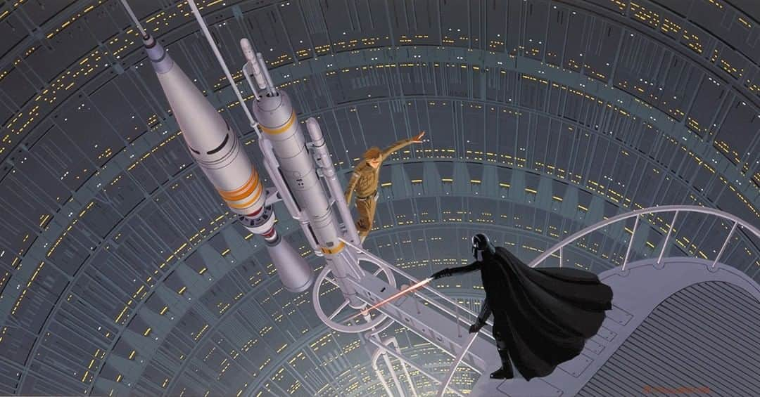 スター・ウォーズさんのインスタグラム写真 - (スター・ウォーズInstagram)「Luke Skywalker faces his destiny on Bespin in this powerful artwork by the legendary artist Ralph McQuarrie. #ESB40」1月12日 3時48分 - starwars