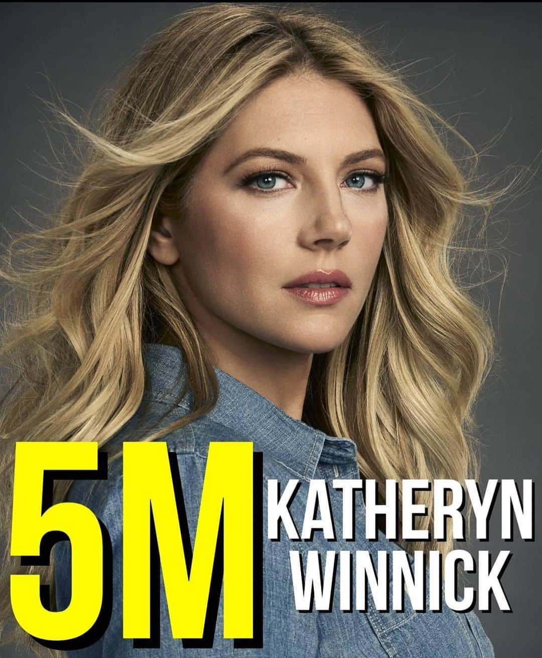 キャサリン・ウィニックのインスタグラム：「WOW! 5 MILLION!!! Thank you to most amazing fans in the world.  I feel blessed to share this incredible journey with you. I would not be here without all your love & support.  Excited for what’s about to come!!🙏🏻❤️」