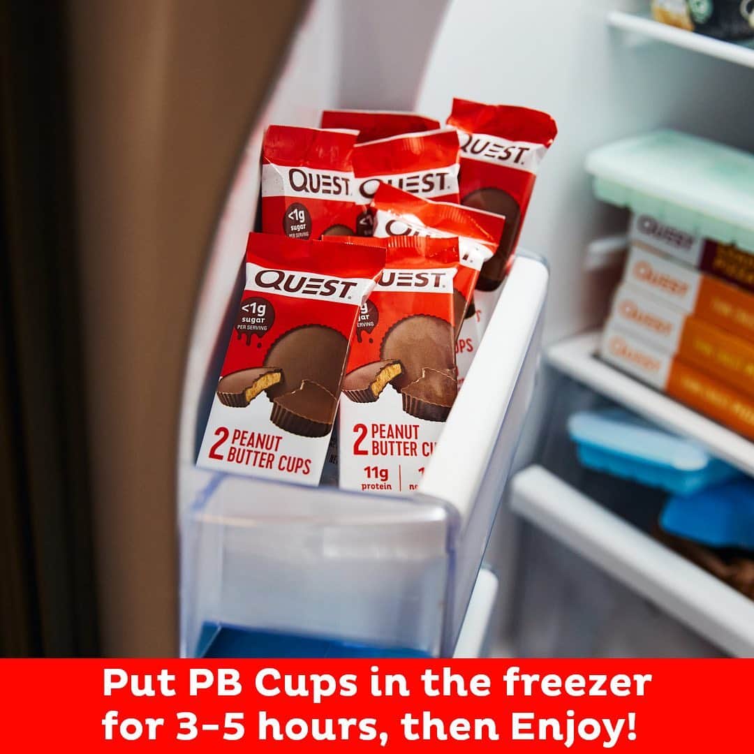 questnutritionさんのインスタグラム写真 - (questnutritionInstagram)「Have you tried freezing your PB Cups? If not, do it NOW! You’re welcome.👌😋」1月12日 4時57分 - questnutrition