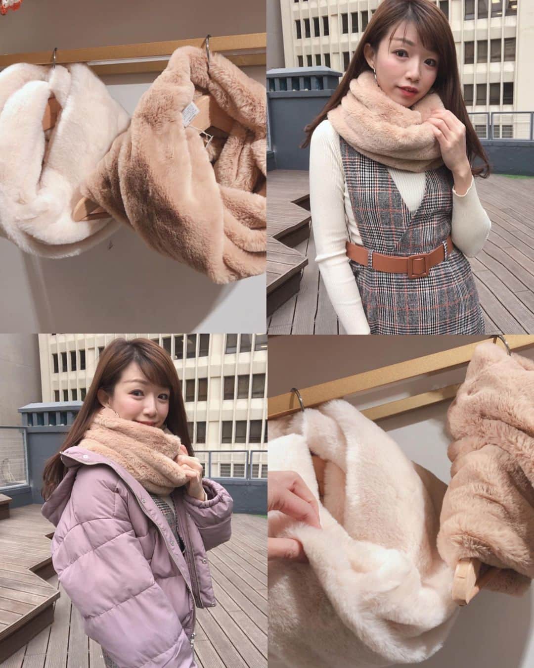 Fleur Fleurのインスタグラム：「天氣咁凍帶返條厚厚嘅頸巾先搞得掂 呢條頸圈除咗放喺頸上面外 用嚟暖手都幾合適㗎！ 依家仲要有Special price添!🥰🙌🏻！  歡迎WhatsApp查詢或直接購買 今日營業時間到晚上九點 WhatsApp查詢熱線：5572 9458 銅鑼灣門市地址：銅鑼灣恩平道52號2樓A室」