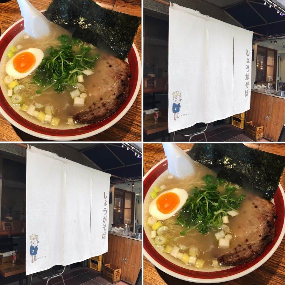 青山恭子さんのインスタグラム写真 - (青山恭子Instagram)「. 2021年 ラーメン始め〜🍜 . 予報は外れ、雪は降らなかったけど… 寒〜いっ🥶🥶🥶 こんな日は、私の愛してやまない大好きな 「しょうがそば」に限ります💕 鮎ラーメンスープの2番出汁にシナモン、丁字、くこ、ハス実等を加え、身体の芯から暖まるスープに仕上げてるそう🔥 私なんて、食べながら汗かいちゃうくらい😅💦 今なら最高に美味しい鮎焼きおにぎりや、炙りチャーシュー丼などのテイクアウトも有り〼 . . . #ラーメン始め #しょうがそば #私の大好きなラーメン #寒い時期限定 #身体の芯から温まる #おつまみも安くて美味しい #テイクアウトもやってます」1月12日 15時42分 - aokyon27