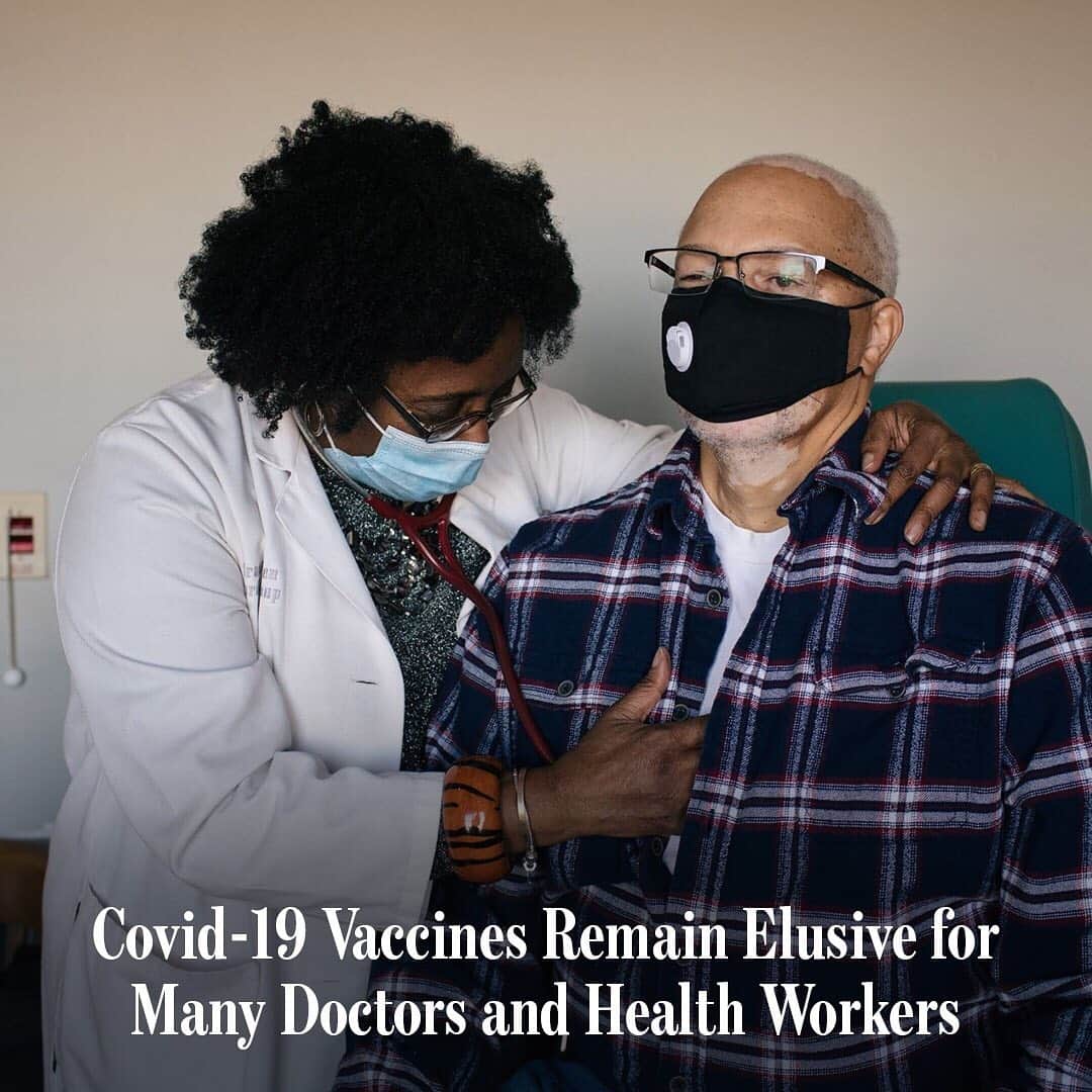 Wall Street Journalさんのインスタグラム写真 - (Wall Street JournalInstagram)「As eligible health-care workers receive Covid-19 vaccinations across the country, a large swath of private doctors and health-care workers not associated with a hospital system say they are struggling to locate the vaccines.⠀ ⠀ Many say they lack information about how or when they might acquire them. Others have spent hours calling public-health authorities, hospitals and colleagues, sharing information on Facebook and even tweeting at medical associations in search of answers. ⠀ ⠀ Hospitals have prepared for months for the vaccination onslaught, working hand-in-hand with state health authorities while creating scheduling systems, protocols and prioritization lists for who among their staff should be vaccinated first. Meanwhile, those in private and solo practice say they have been left in the dark. About 54% of doctors in the U.S. work at physician-owned private practices, according to the American Medical Association.⠀ ⠀ Cynthia Crawford-Green, a cardiologist with a solo practice in Prince George’s County, Md., pictured here, said she recently spent 30 minutes trying to figure out how to get vaccinated, while friends associated with major hospitals are all getting vaccinated.⠀ ⠀ Last week, she received an email about two vaccination time slots available in a Maryland county where she no longer practices. She signed up but may not make it because it is during her workday—another obstacle for medical workers who can’t be vaccinated at their place of employment.⠀ ⠀ “It’s kind of like unless you are a part of any medical corporations around here, you’re invisible,” she said. “The rest of us are like, what’s next?”⠀ ⠀ Read more at the link in our bio.⠀ ⠀ 📷: @alyssaschukar for @wsjphotos」1月12日 8時58分 - wsj
