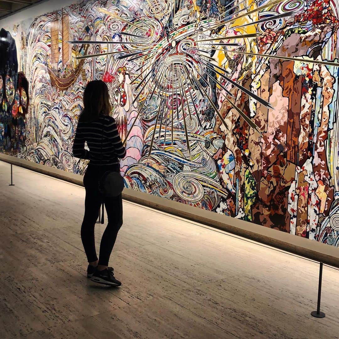 エミリー・スコットのインスタグラム：「soundtrack to this #exhibition was 💯. #JapanSupernatural 🌸 a mystical adventure indeed! Photo by @jodiplumbleyphotography」