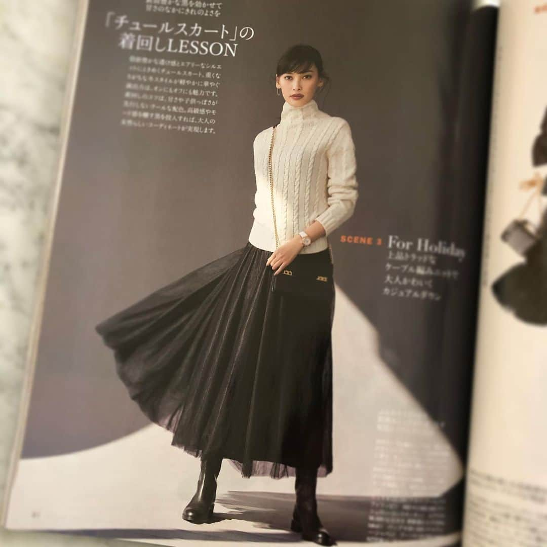 高橋リタさんのインスタグラム写真 - (高橋リタInstagram)「Precious２月号 ＊華やぎスカート スタイリング担当しました。お時間あるときにご覧頂けたら嬉しいです♪  @precious.jp」1月12日 10時06分 - jojopon