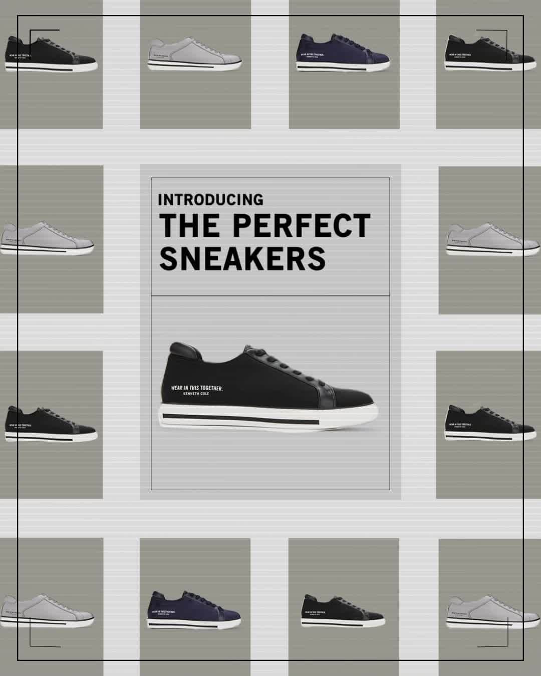 ケネスコールのインスタグラム：「Our iconic sneakers, The Kam for her and The Liam for him, are now in neoprene to provide PROTECTION, COMFORT, and STYLE for the new world we’re living in. #PerfectSneakers #StaySafe #Innovation  When you shop at KennethCole.com, we’ll donate to THE MENTAL HEALTH COALITION – a life-changing movement working to destigmatize all mental health conditions. Info link in bio.」