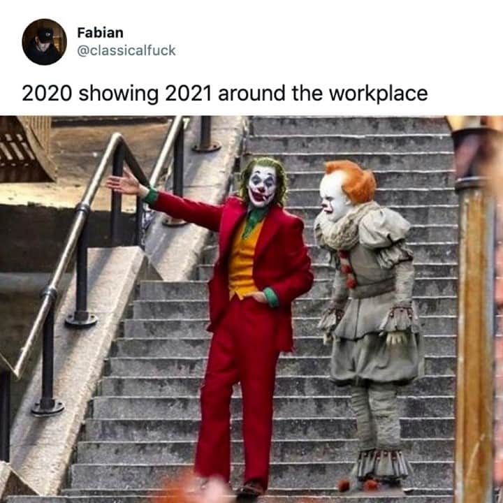 9GAGさんのインスタグラム写真 - (9GAGInstagram)「Is it just me, or is it getting crazier out there?⠀ #2021 #joker #pennywise #9gag」1月12日 12時00分 - 9gag
