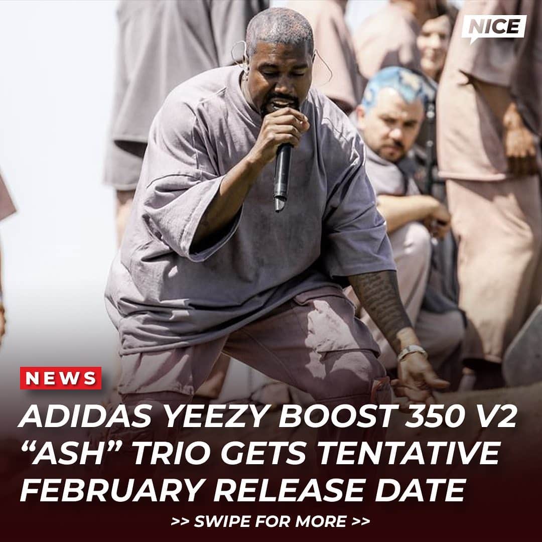 Nice Kicksさんのインスタグラム写真 - (Nice KicksInstagram)「The adidas Yeezy Boost 350 V2 “Ash” collection is set to release on 2/1. Hit the LINK IN BIO for every Yeezy dropping this year. 🗓」1月12日 12時30分 - nicekicks
