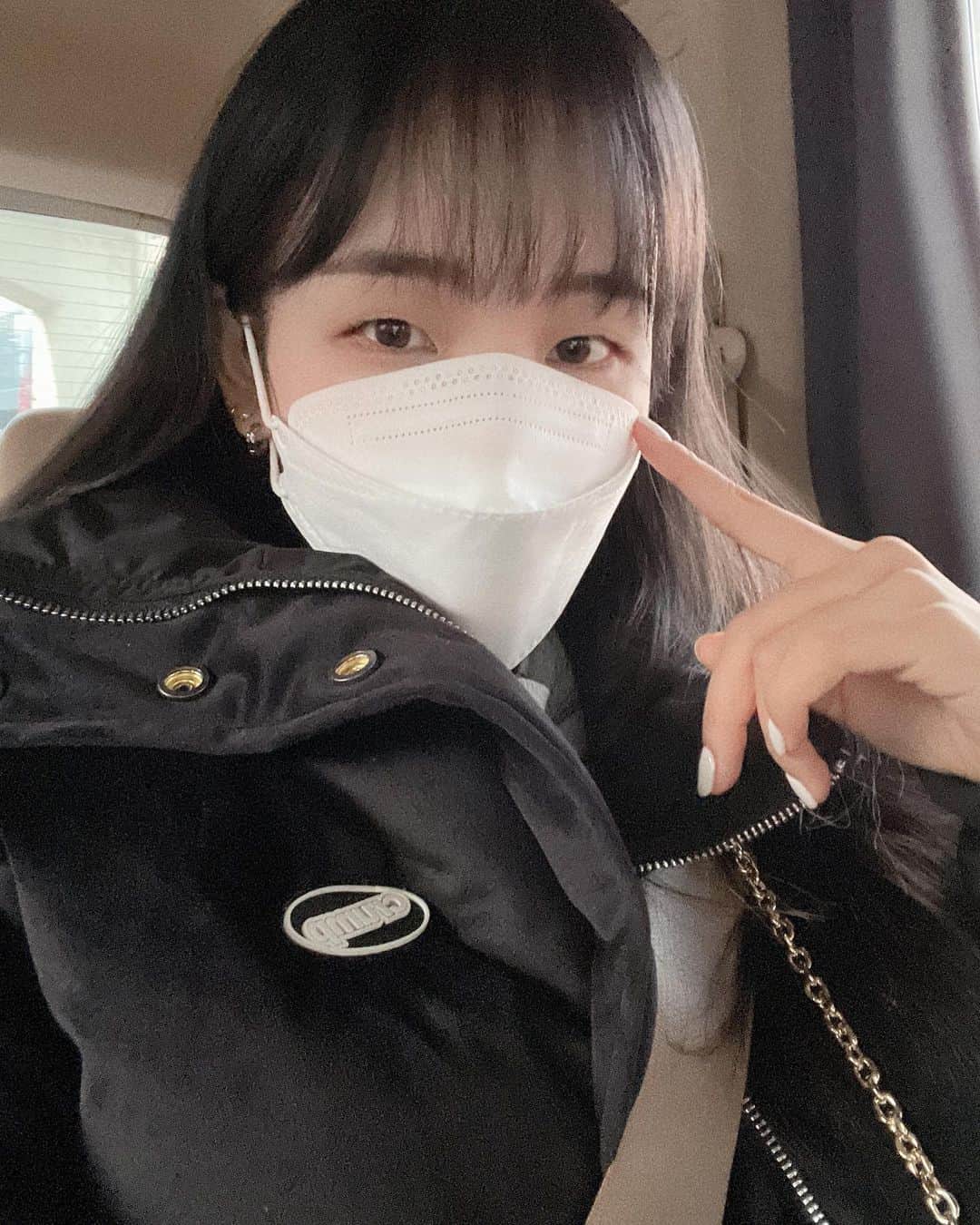 ペク・アヨンのインスタグラム：「😷😷😷」