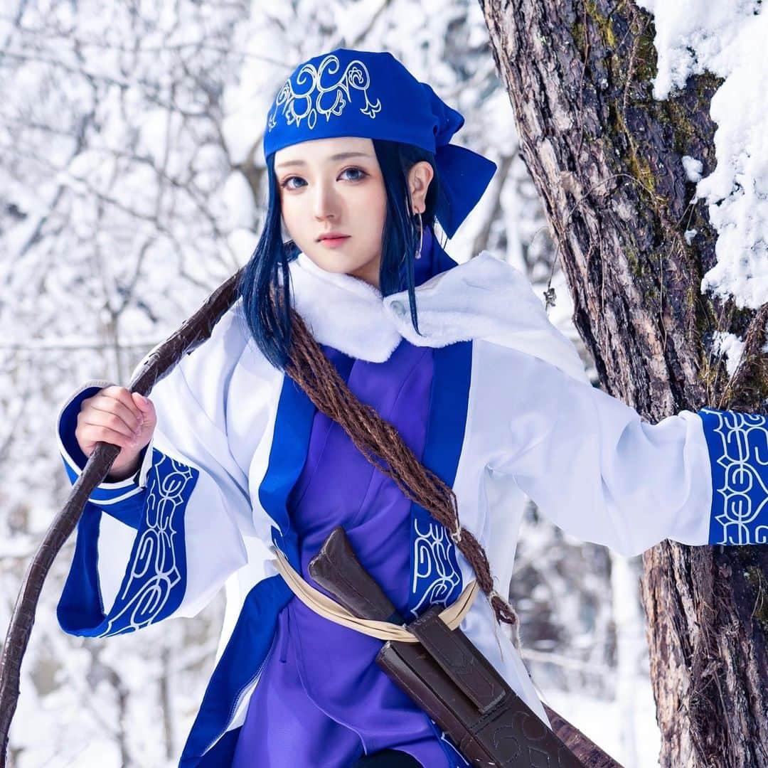 あまにのインスタグラム：「アシㇼパさん ・ ・ ・ #cosplay #goldenkamuy #cosplayer #ゴールデンカムイ #asirpa #アシリパ#コスプレ #cosplayersofinstagram #金カム #goldenkamuycosplay #anime #角色扮演 #japanesegirl #animegirl #アイヌ #cosplaygirl」