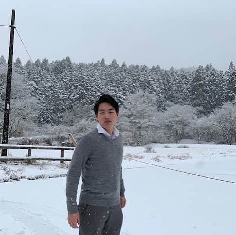 林輝彦さんのインスタグラム写真 - (林輝彦Instagram)「林輝彦。 これから帰社します。 寒かったです。 #とびっきり　#雪　#テレビ取材」1月12日 14時30分 - satv_hayashi1117