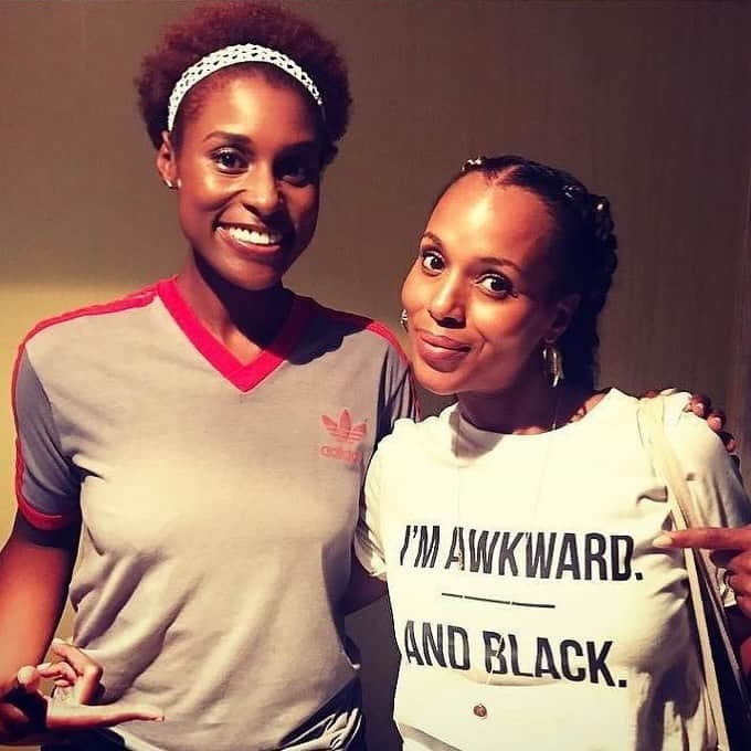 ケリー・ワシントンさんのインスタグラム写真 - (ケリー・ワシントンInstagram)「Still awkward. Still Black. Still so inspired by your vision and determination. ❤️ you @IssaRae. Today I am celebrating you and the magic you bring to the world all day long. HAPPY BIRTHDAY!!!! 🎈❤️🎈❤️🎈❤️🎈」1月13日 2時08分 - kerrywashington