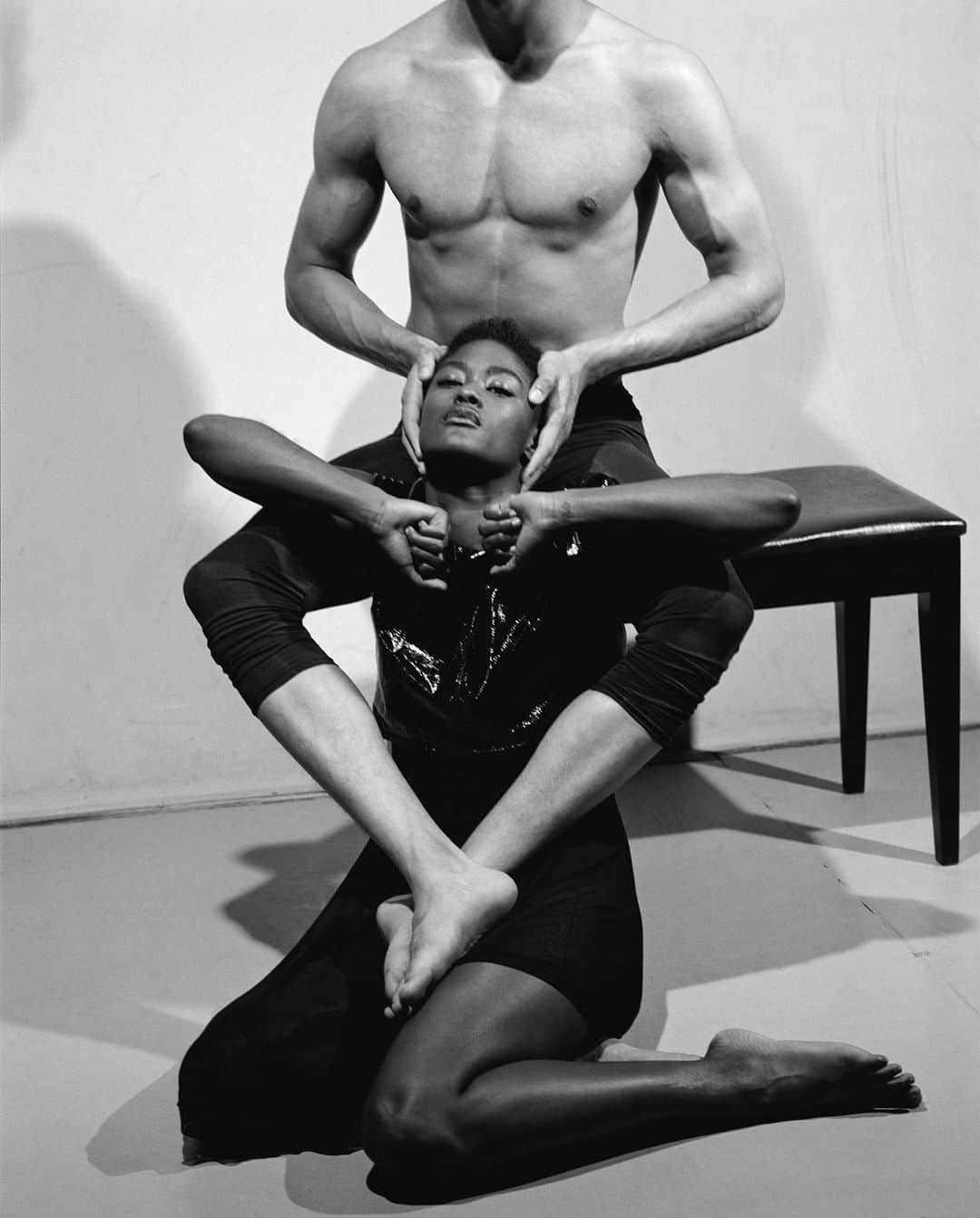 のインスタグラム：「@_rosemarielewis with Georgeo Frazer, Miami, FL 2012. ——— styled by @anabrillembourg • hair by @geralddecock • makeup by #erinbrattain • props by @dimitri_unique.」