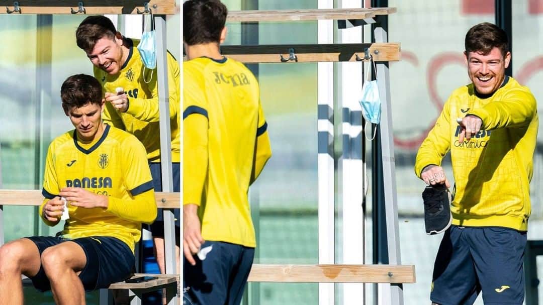 ビジャレアルCFのインスタグラム：「- 'LO HE VISTO TODO. SE FUE POR ALLÍ 😂🐝'. . “I SAW IT ALL, IT WENT THAT WAY 😂🐝”. . #Villarreal #futbol #football #soccer」