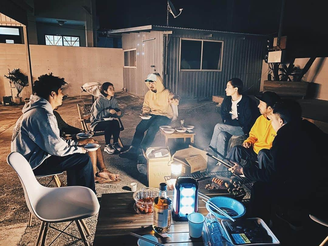 sora7117さんのインスタグラム写真 - (sora7117Instagram)「. 沖縄でのBBQナイト。 美味しいお肉と楽しい会話に包まれた ほんとに素敵な時間でした。 . ありがとうございました😌🙏」1月12日 19時47分 - sora7117