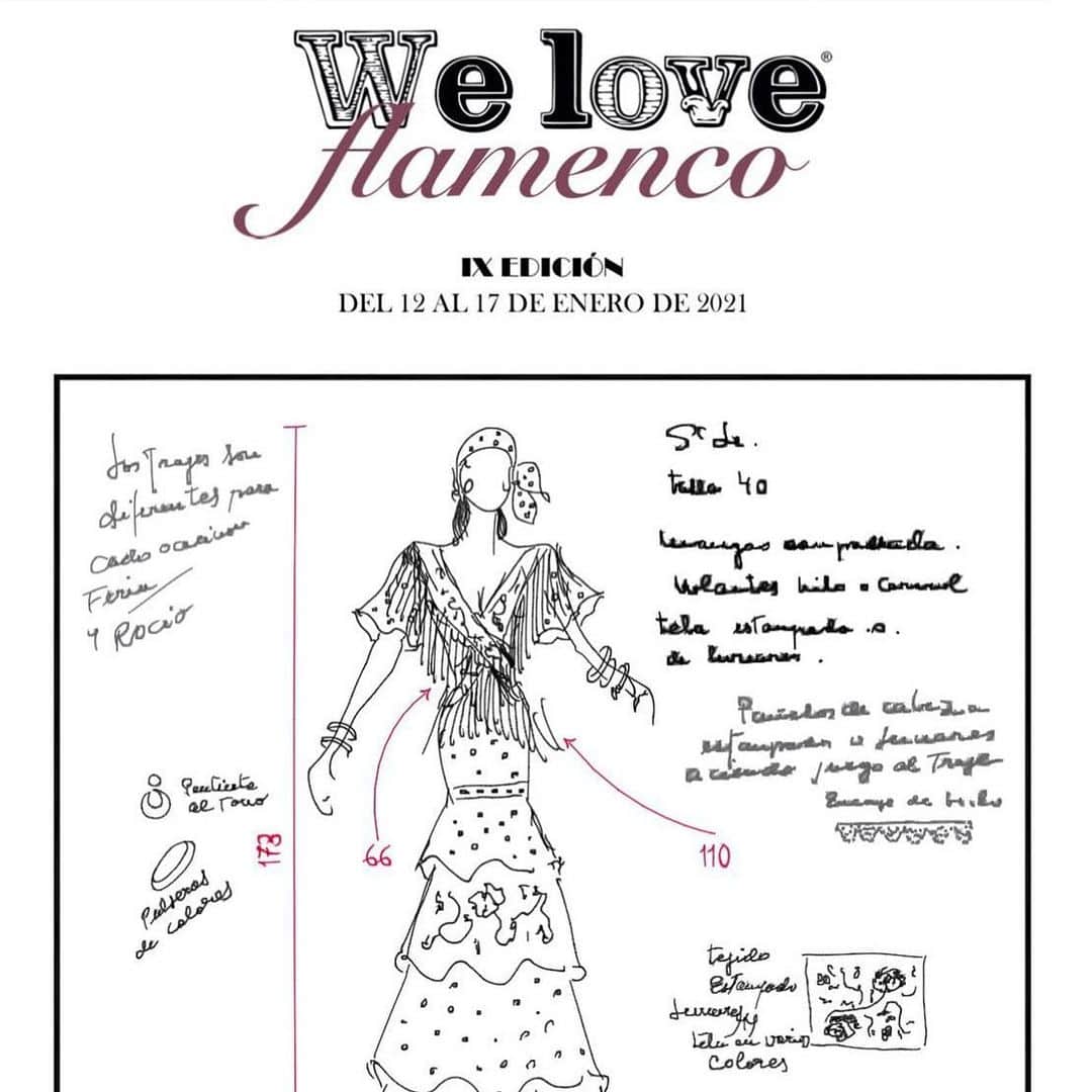 DeFlamenco.comのインスタグラム：「Para los que gustáis de la moda flamenca, tendréis la oportunidad de ver en directo los desfiles de la edición de We Love Flamenco 2021.   Aquí toda la info y enlaces a  los videos : https://www.deflamenco.com/revista/moda-flamenca/we-love-flamenco-2021-online.html  #flamenco #deflamenco #modaflamenca #weloveflamenco」