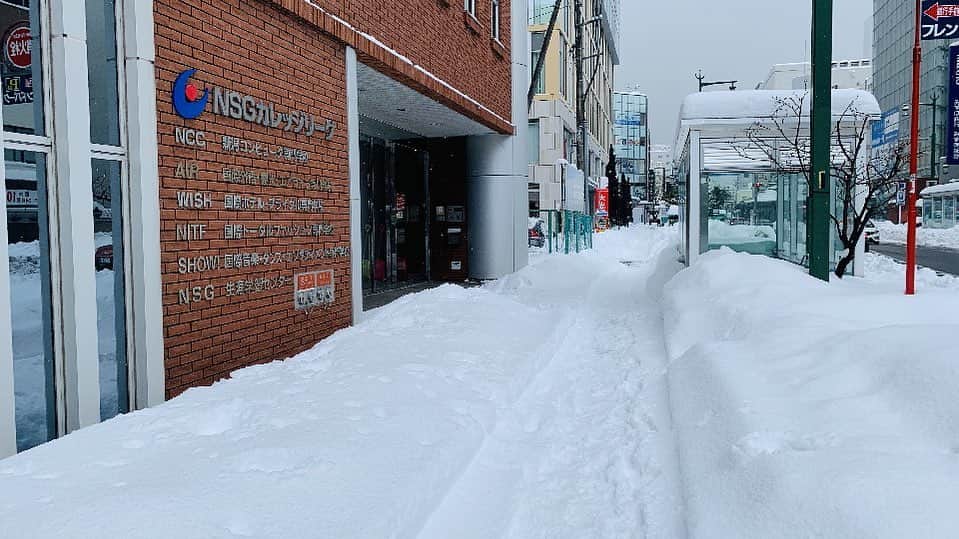 NCC新潟コンピュータ専門学校さんのインスタグラム写真 - (NCC新潟コンピュータ専門学校Instagram)「連日の大雪で、NCCのある古町も50cm以上の積雪となりました❄ . . 学生の皆さんが来るころにはおさまっていますように…😖🙏 . . 雪深い地域にお住まいの方は本当に大変かと思いますが、十分にお気をつけください。 . . . #新潟コンピュータ専門学校  #nsgカレッジリーグ #nsgスクエア  #新潟 #古町 #大雪 #積雪 #お気をつけて #⛄」1月12日 20時43分 - ncc_niigata