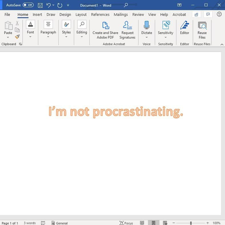 Microsoftさんのインスタグラム写真 - (MicrosoftInstagram)「You’re procrastinating.」1月13日 2時19分 - microsoft